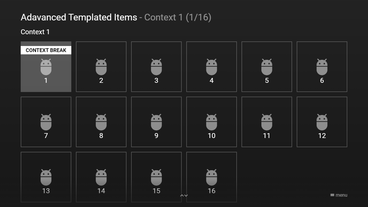 Example Screenshot (Advanced Templated Items)