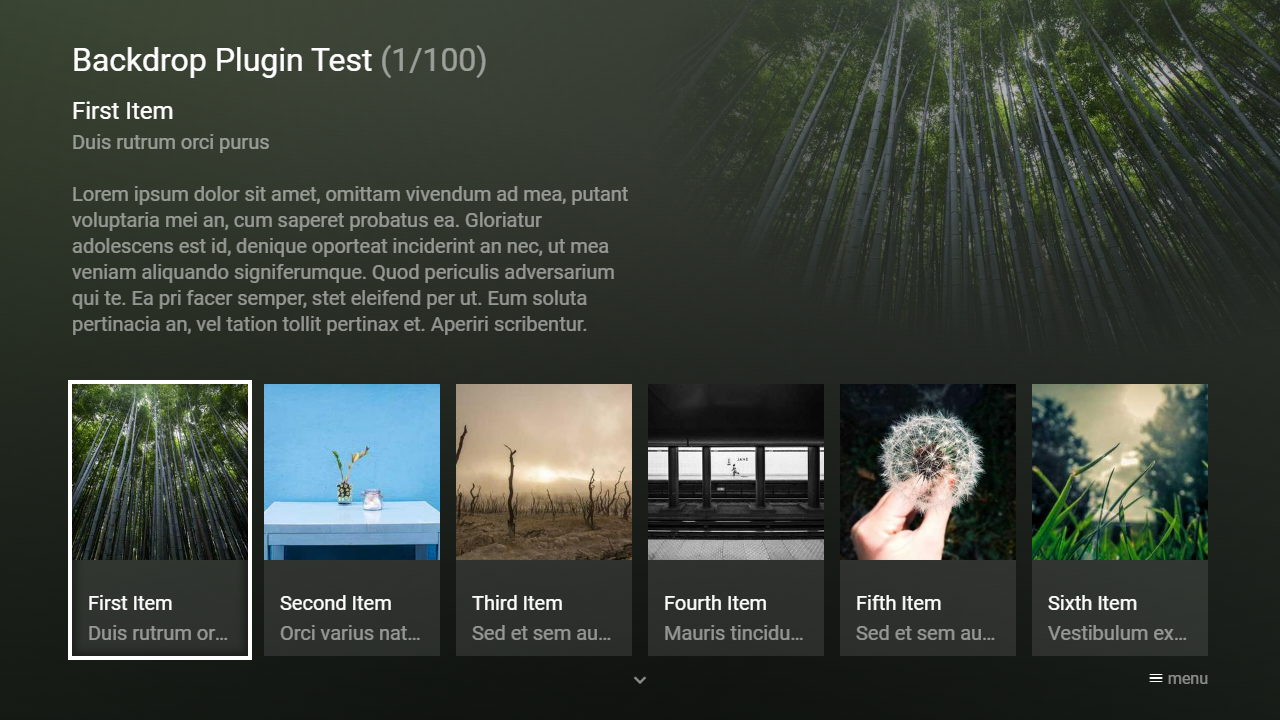 Example Screenshot (Backdrop Plugin)