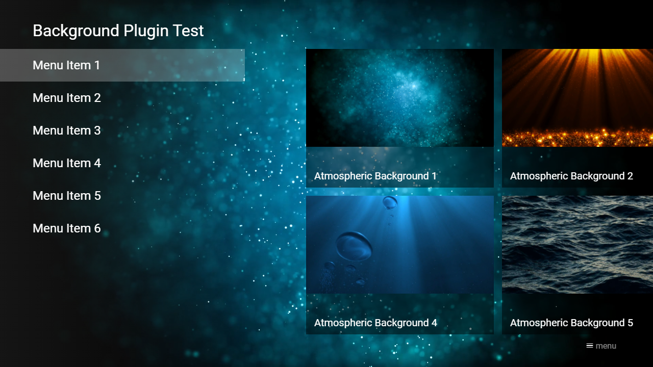 Example Screenshot (Background Plugin)