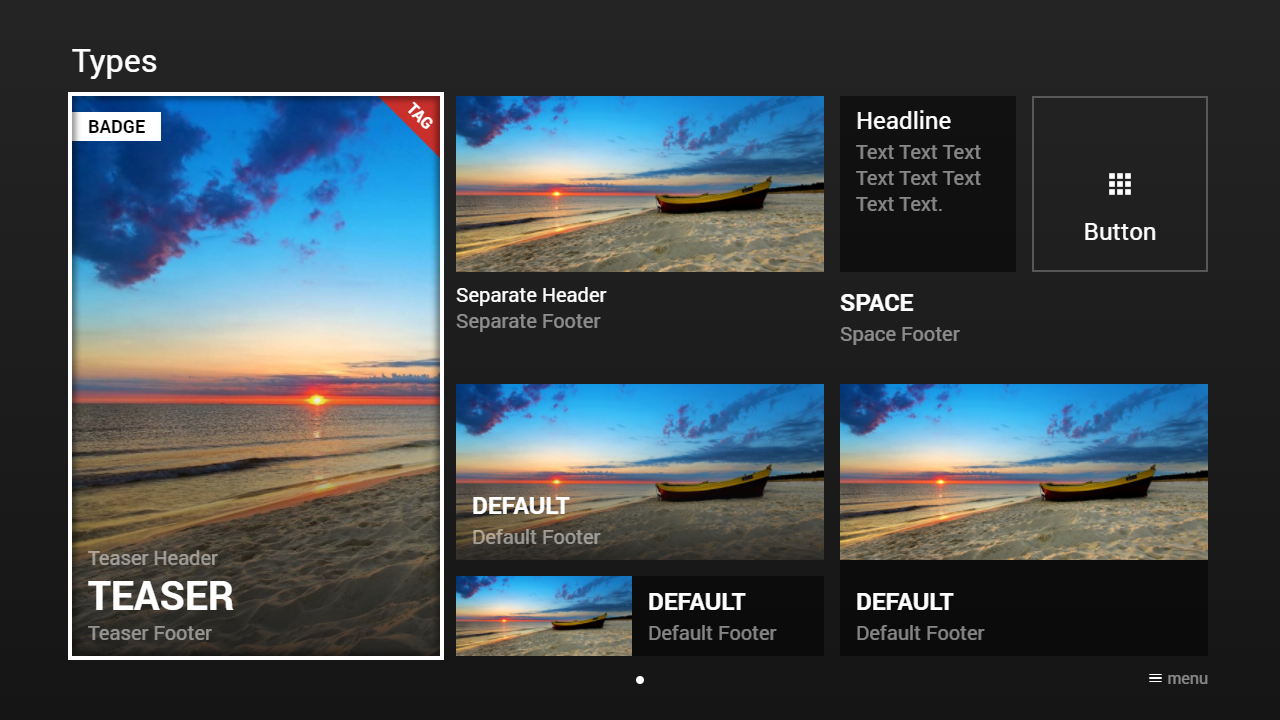 Example Screenshot (Non-Templated Items)