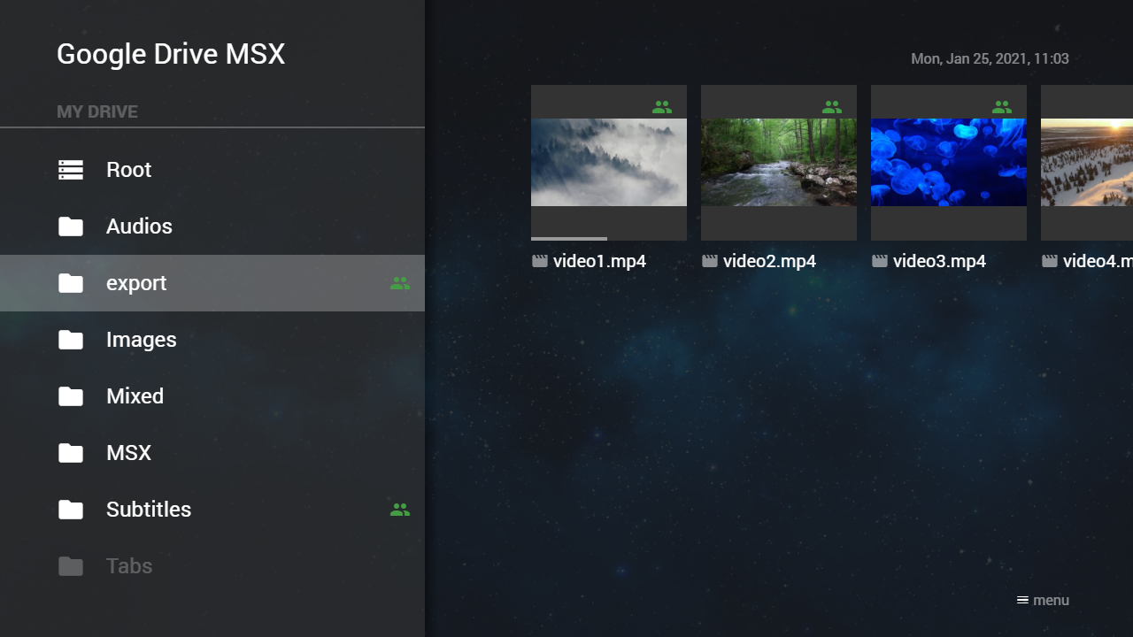 Google Drive MSX (Export Feature)
