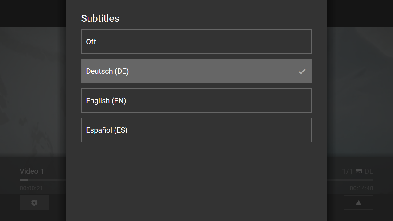 Google Drive MSX (External Subtitles)