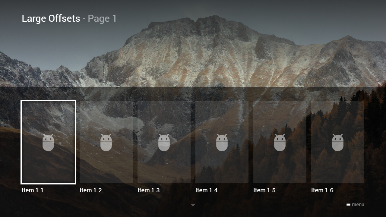 Example Screenshot (Large Offsets)