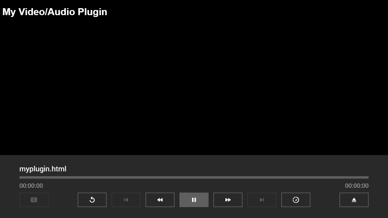 Example Screenshot (My Video/Audio Plugin 1/2)