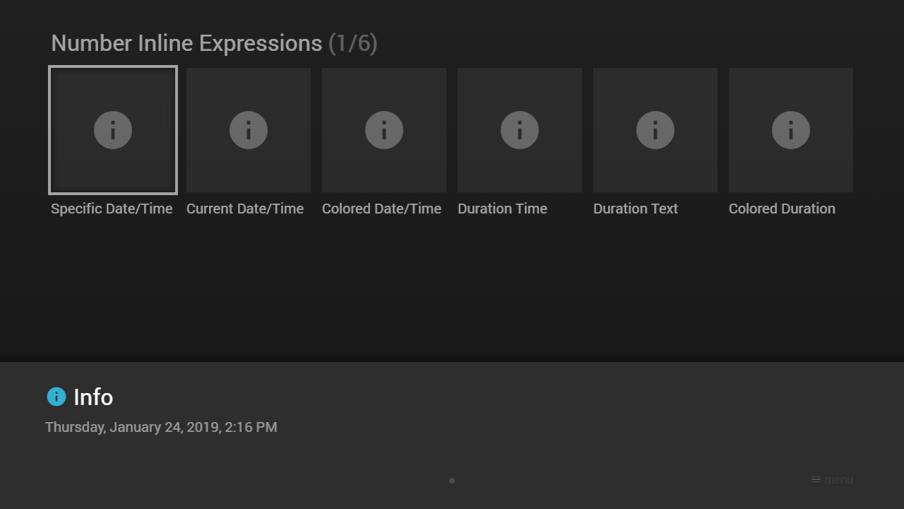 Example Screenshot (Number Inline Expressions)