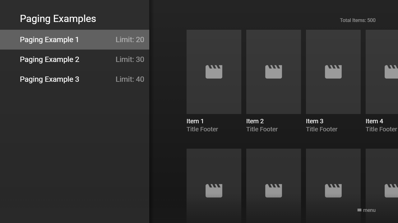Example Screenshot (Paging Plugin)